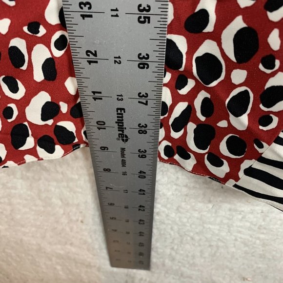 Hugo Boss Diseba Sheath Dress Women's 10 Stretch Animal Print Classic 8165 - Picture 9 of 10